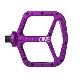 OneUp Components Flat Pedale Aluminum lila