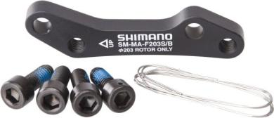 Shimano Scheibenbrems-Adapter von IS-Bremssattel auf Boxxer-Gabel 203 mm | IS/Boxxer | VR