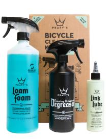 Peaty's Bicycle Cleaning Kit - Wash Degrease Dry Lube 