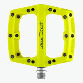 Azonic Pedale MTB Blaze neon gelb | 113x114mm, 18mm