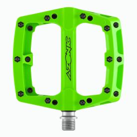 Azonic Pedale MTB Blaze neon grün | 113x114mm, 18mm